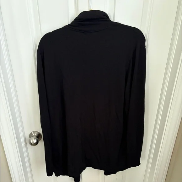 Athleta Pranayama Restore Rib Wrap Black Women’s Medium Athleisure Balletcore - Picture 7 of 8